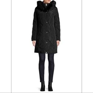 NEW LAUREN RALPH LAUREN QUILTED PARKA BLACK DOWN